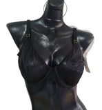 Soma black mesh bra 38B