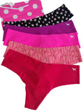 Victorias Secret Lencería Sexy Pack 5 Tanga Sin Costuras