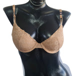 Victorias Secret Encaje Bra Media Copa 34b Sin Relleno