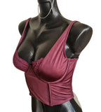 Abercrombie satin bustier M