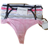 Calvin Klein pack 5 tangas algodon S