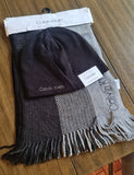 Calvin Klein set de gorro y bufanda, doble vista
