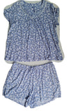 Croft And Barrow Pijama De Dama Corta Fresca M
