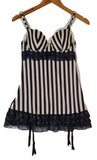 Victorias Secret Lujosa Lencería Babydoll Con Ligas 34b