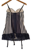 Victorias Secret Lujosa Lencería Babydoll Con Ligas 34b