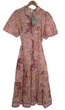 H&M maxi vestido algodón XG