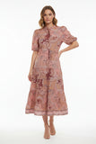 H&M maxi vestido algodón XG
