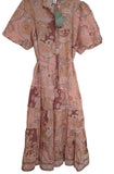H&M maxi vestido algodón XG