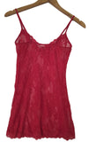 Victorias Secret babydol rojo de encaje XS
