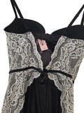 Victorias Secret babydoll push up con ligas 34B