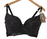 Daisy Fuentes long line push up bra 40D