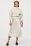 H&M falda de suave satén 4 (chica)