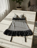 Victorias Secret Lujosa Lencería Babydoll Con Ligas 34b