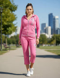 Bcbg Pants Conjunto Deportivo Algodón Colores Pedrería