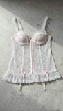 Victorias Secret Lujosa Lencería Babydoll Con Ligas 34b