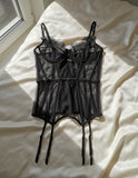Victorias Secret Lencería Sexy Bustier Con Ligas 34b