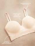 Truekind Bralette Sin Varillas Soporte Completo G