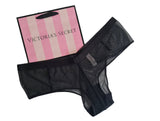 Victorias Secret Lencería Encaje Pantie Cachetero Negra