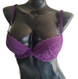 Lencería Encaje Importada Bra Push Up 32c Chantelle