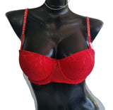 Aeropostale Bra Strapless Multiusos Rojo Push Up 32c