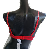 Aeropostale Bra Strapless Multiusos Rojo Push Up 32c