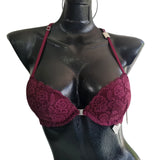 Gilly Hicks racerback bra con encaje 34A
