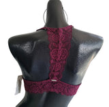 Gilly Hicks racerback bra con encaje 34A