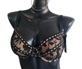 Heidi Klum balconette lace bra 36C