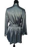 Victorias Secret the satin silver Kimono