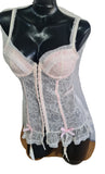 Victorias Secret Lujosa Lencería Babydoll Con Ligas 34b