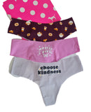 Victorias Secret Lencería Sexy Pink 3 Tangas Sin Costuras M