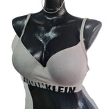 Calvin Klein logo stretch bra 34D
