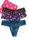 Victorias Secret Lencería 3 Tangas Con Encaje M