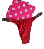 Victorias Secret Lencería Sexy Pantie Brasileña Brillos Med