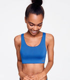 Victorias Secret Pink Sport Yoga Bra M ( 34bc-) Azul